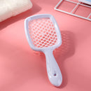 Wide Teeth Air Cushion Combs Scalp Massage Brush Hollow Grid Comb (Pink) Newly
