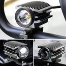 Electric Vehicle Dual Light Color Fog Light Projector Spotlight Motorcycle Headl