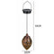 2xSolar Hanging Lights, Olive Shaped, Waterproof, Garden Metal Art LED Lamp