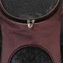 Pet Cat Carrier Backpack Breathable Travel Outdoor Shoulder Carry (Coffee) Newly