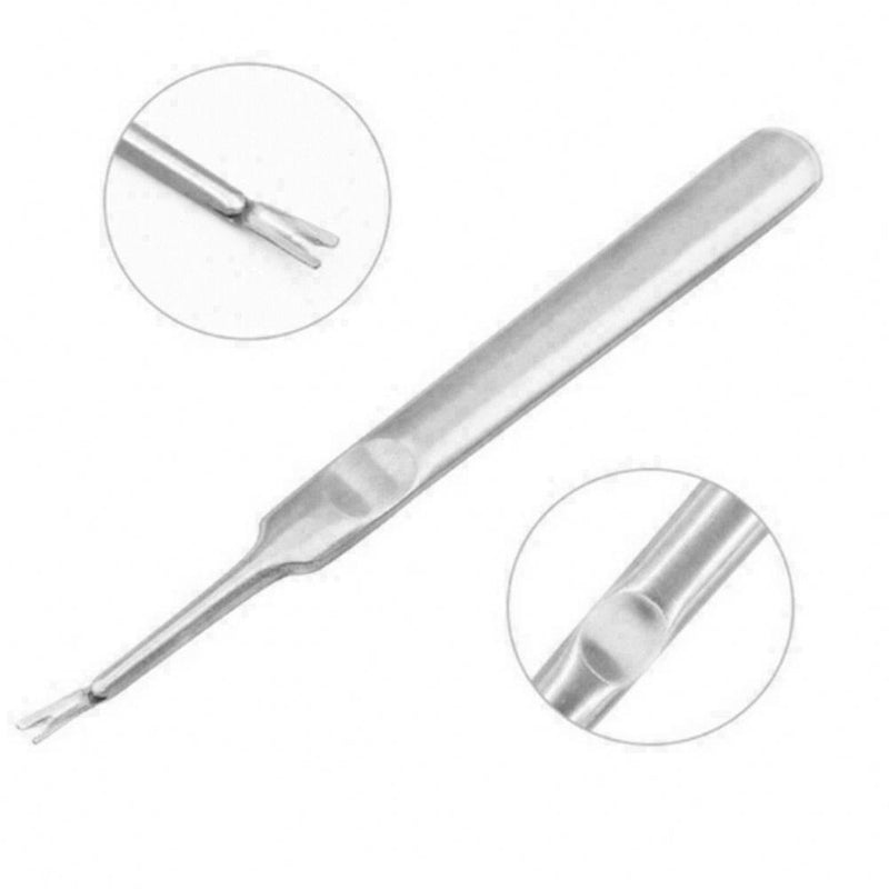 Steel U-shaped Leather Groover Hand Leather Edge Skiving Groover M1G2 Craft N6W3