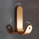 Coat Holder Bathroom Wall Hook Towel Hanger Punch-free Metal Hooks For 5 PCS