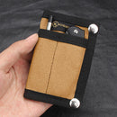 #A Outdoor Molle Wallet Canvas Belt Bag Phone Pouch Card Holder Camping Supplies