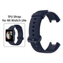 TPU Smart Watch Band Strap for Mi Watch Lite/Redmi Watch (Ink Blue) Newly