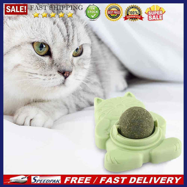 Spinning Cat Toys Removes Hair Balls Molar Teeth Healthy Cat Catnip Pet Products
