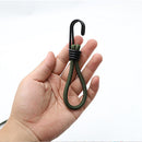 Elastic Tent Rope Camp Canopy Luggage Stretch Buckle Ground Nail Fix Strap