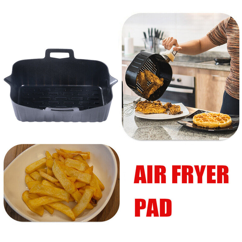 Silicone Air Fryer Pot Waterproof Non-stick for Home Kitchen Oven Steamer Cooker