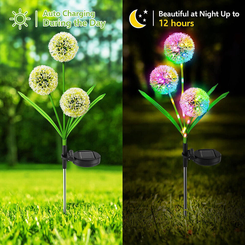 Garden Solar Powered Light Waterproof for Pathway Patio Yard Decorations Outdoor