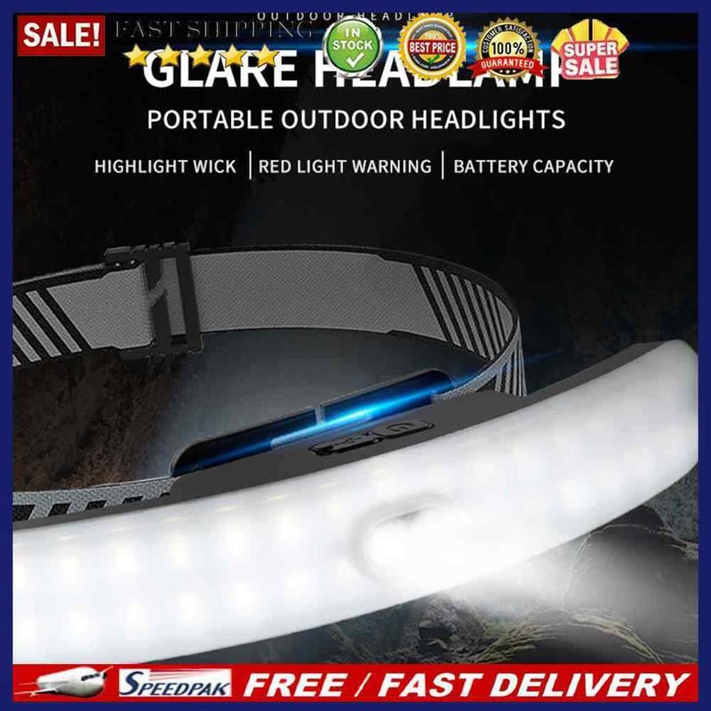 Portable Headlamp 6 Modes Waterproof Head Torch Flashlight for Camping Fishing