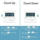 Magnetic Digital Kitchen Timer Alarm Clock Minute Countdown LCD for Cooking