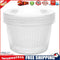 Round Ginger Garlic Food Container Box Drain Screw Cover Kitchen Organizer