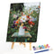DIY Paint By Number Kit Vase on The Chair Acrylic Paint Craft Ornament Art