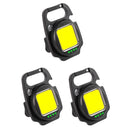 Keychain Flashlights-COB LED 500 Lumens Pocket Brightest Lights (2 Sets)