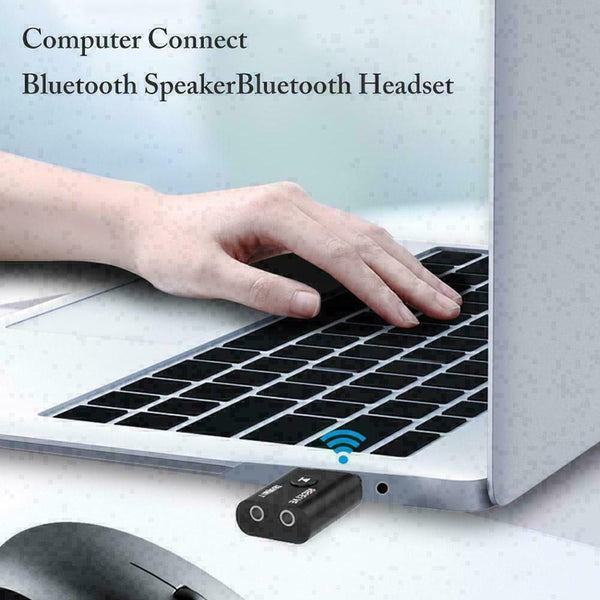 Bluetooth 5.0 Wireless Audio Transmitter Receiver USB Adapter Three CA One J8H8