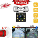 8 LED 170° Camera Reversing Parking Cam Car Rear View f Night Waterproo S0A0