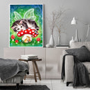 Cat Mouse Colouring Oil Canvas Pictures DIY Hand Painted Paint By Numbers Kit