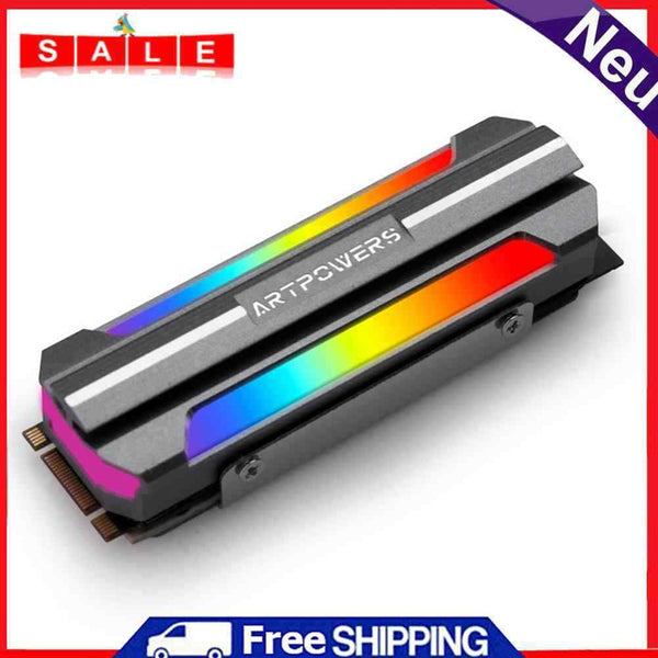 Heat Dissipation Aluminum SSD Cooler M.2 2280 NVME Solid State Disk Heat Sink