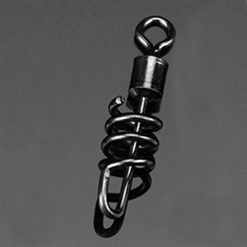 20pcs Fishing Barrel Bearing Swivels Stainless Steel Solid Ring (18mm)