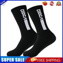 Anti Slip Football Socks Baseball Rugby Soccer Socks for Adults (Black)