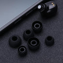 30pcs In Ear Earphone Silicone Earbuds Replace for KZ Headset (Gray+Red)