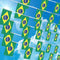 Bunting Brazil Flag 5 Metres 20 Flags Football Brazilian Brasil Country#