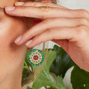 DIY Diamond Painting Mandala Patterns Stud Earrings for Women (RZ004) Newly