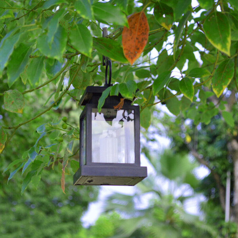 Solar Powered LED Outdoor Candle Light Portable Lantern Novelty for Camping Wa