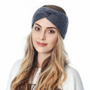Hair Accessories Knitted Headband Ear Warmer Headband Cross Knot Hairband