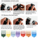 3-25mm Barber Trimmer Styling Tools Cutting Guides Hair Clipper Guards Combs