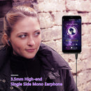 3.5mm Mono in Ear Music Headphone Riding Walkie Talkie Single Sided Earphone Kit