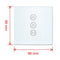 WiFi European Switch Electric Motorized Smart Curtain Switch Roller Shutter