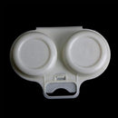 Cooker Steamer Tool Draining Egg Boiler Egg Steamer Double Cup Microwave Eggs