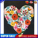 5D DIY Diamond Embroidery Heart Round Drill Diamond Painting Kit Bedroom Decor