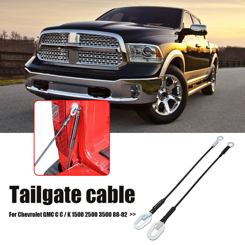 2x for Chevrolet GMC C/K 1500 2500 3500 88-02 Pickup Tailgate Support Wire