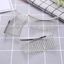 Metal Fine Tooth Fork Comb Wedding Decoration Bride Hair DIY Jewelry Access