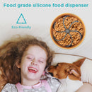 Slow Feed Dog Bowl Insert 12 Octopus Suction Cups Slow Down Eating for Dog