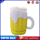 Inflatable Beer Mugs Coolers Summer Beach PVC Cold Drinks Party Supplies