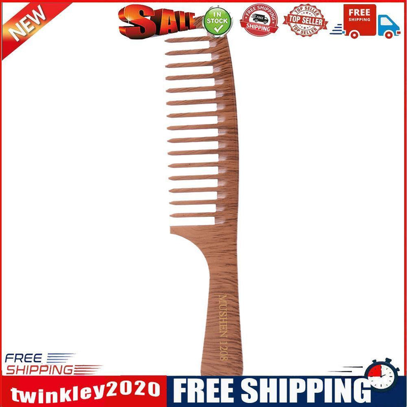 Wooden Smooth Comb Scalp Massage Anti Tangling Static Salon Hair Brush (08)