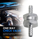Aluminium Alloy Fuel Non Return Check Valve Car Petrol One Way Air Valve Newly