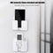 Wall Mounted Mobile Phone Charging Organizer Storage Box Stand Rack (White)