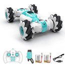 4WD Watch Gesture Sensor 2.4GHz RC Stunt Car Toys with 2 Battery (Green) Newly