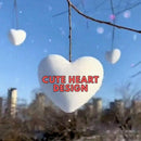 Heart-shaped Snowball Clip Funny Snowball Mold Kids Outdoor Toys (34x8cm)