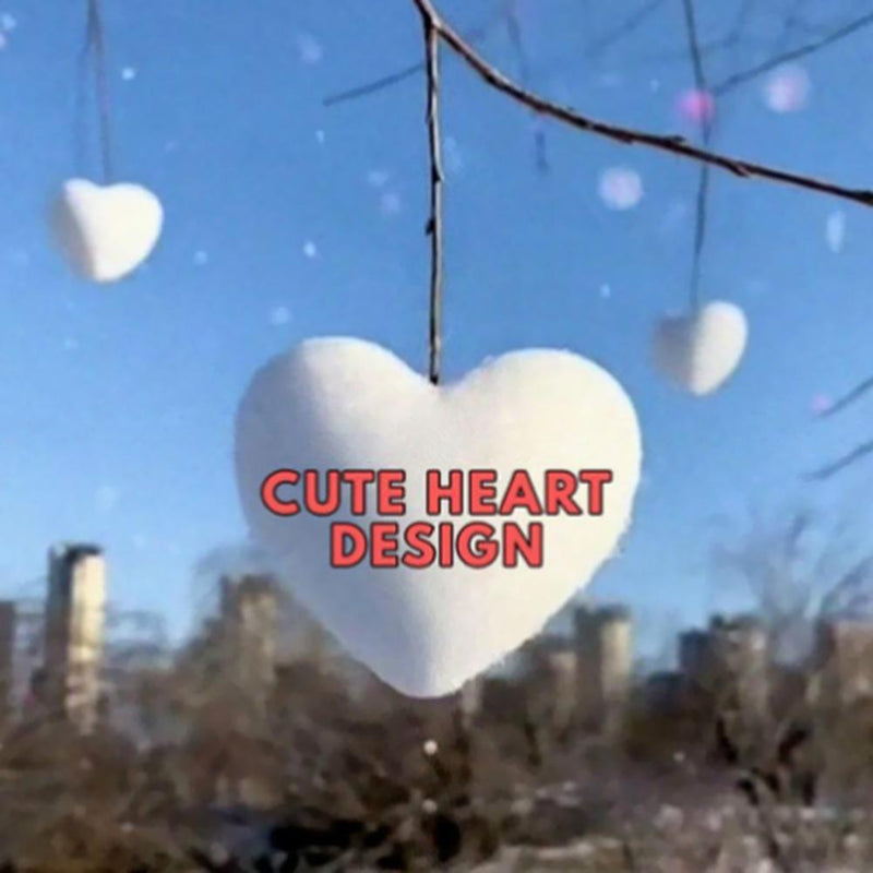 Heart-shaped Snowball Clip Funny Snowball Mold Kids Outdoor Toys (34x8cm)
