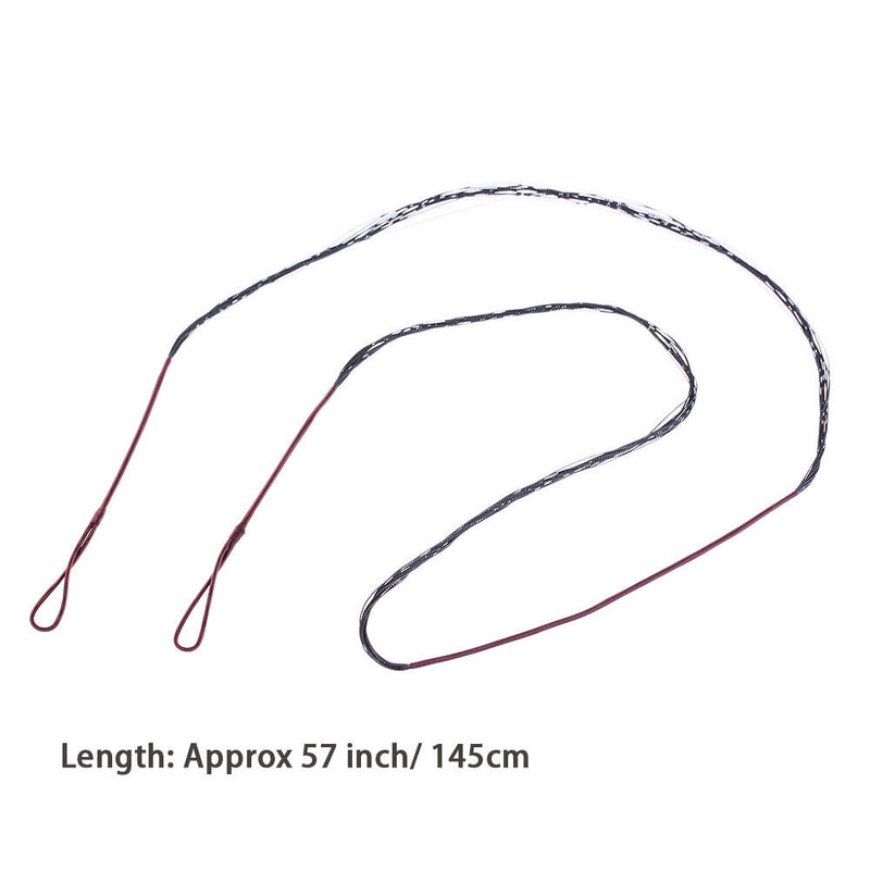 Archery Accessories 57'' Length Long Bow 12 Strand Replacement Bowstring