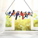 DIY Diamond Painting Acrylic Bird Flocks Hanging Pendant Decor (6 Birds) Newly