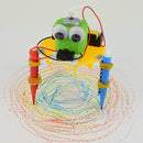 Mini Doodle Robot DIY Educational Physics Experiment Toys Gift for Children
