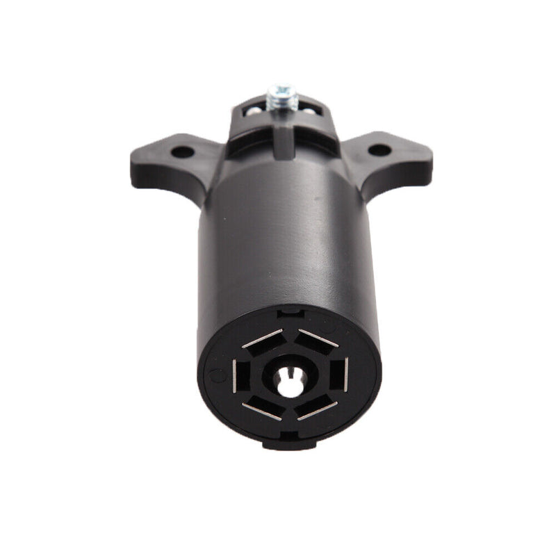 12V Car Plug 7 PIN Trailer Plug American 7 Way Blade Round Connector Traile