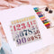 Plastic Numbers Painting Template DIY Cake Coffee Decor Spray Mold Stencil