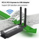PCI-E PCI-Express to USB Adapter with SIM Card Slot for WWAN/LTE Module Newly