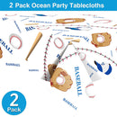 2pcs Baseball Tablecloth Prints Dining Desk Table Cover Beach Picnic Blankets
